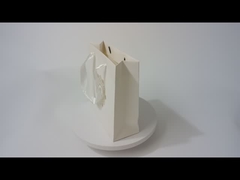 De douane drukte de Zakken In het groot Vlek UVlogo ribbon handle van de Witboekgift