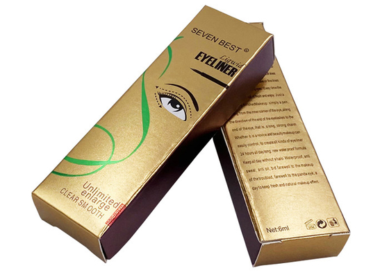 kopen Bestel Bedrukte Luxe Gouden Kartonnen Dozen Eye Liner Verpakkingen Groothandel online manufacture