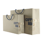 Custom Boutique Paper Gift Bags Packaging With Gold Foil Stamping Logo Suppliers