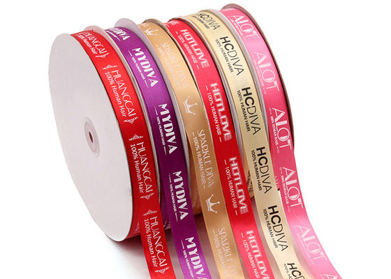 kopen Op maat gemaakt goedkoop dubbelzijdig satin lint Printing Premium lint voor cadeauverpakkingen online manufacture