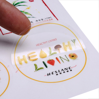 kopen Goedkope op maat gemaakte transparante stickers waterdicht helder kleeflabels met designprinting online manufacture