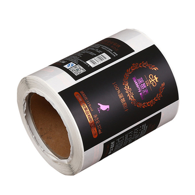 kopen Bestand de Etiketten Flexographic Zwart Weer van de flessendouane Gedrukt Sticker online manufacture