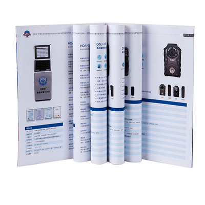 kopen Van de het Boekjesdruk C2S van de vlek UVbrochure het Met een laag bedekte Document Modern Ontwerp Promotie online manufacture