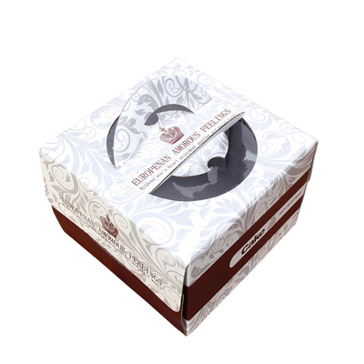 Goede prijs. Aangepaste luxe golfkartonnen taartdozen groothandel afdrukken met handvat online