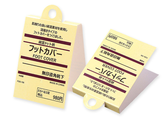 Goede prijs. Koop Douane de Gedrukte Goedkope 400gsm-Document Fabrikant van Hang Tags For Socks Towel online