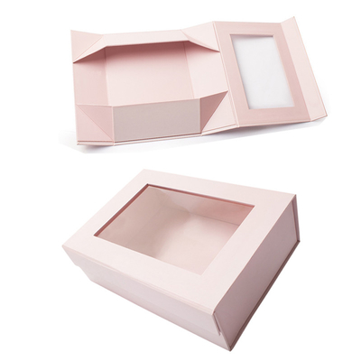 Goede prijs. Custom Luxe Gift Packaging Kartonnen Doos Met Doorzichtige Venster Artwork Printing Manufacturer online