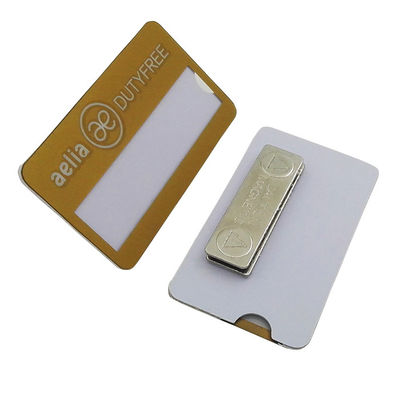 Professionele Custom PVC Naam Badges Online Plastic Naam Tags Magnetisch Met Artwork