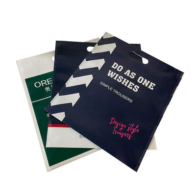 Goede prijs. Goedkope D-cut niet-geweven draagtas Promotionele D-cut tas prijs met logo print online