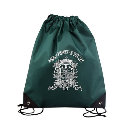Goede prijs. Goedkope polyester draadzak met logo Custom draadzakken fabrikant online