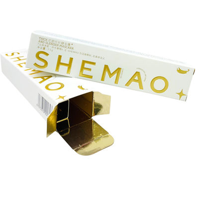 Goede prijs. Premium Custom Paper Eyelash Mascara Boxes with Gold Foil & Embossed Logo – Luxury Cosmetic Paper Packaging online