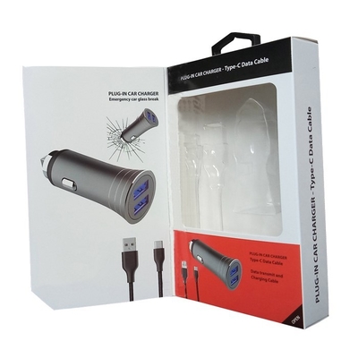 Goede prijs. Print Magnetische papieren doos Elektronica Kleurverpakking met doorzichtige blisterverpakking te koop online