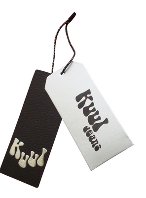 Goede prijs. Maatdocument Merkmarkering op Kleren Goedkope Jeans Hang Tags Glossy Lamination online