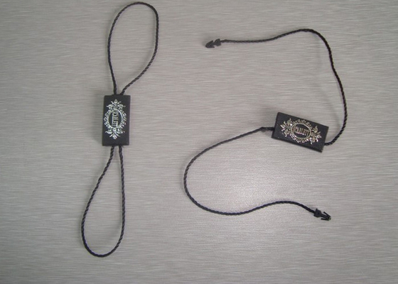 Goede prijs. De Veiligheidsmarkering van douane Plastic Hang Tags For Clothing Plastic op Kleren Zilveren Embleem online