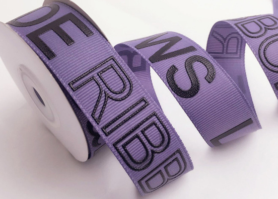 Goede prijs. Gepersonaliseerd Custom Print Grosgrain Ribbon Met Embossed 3D Logo Voor Luxe Merken online