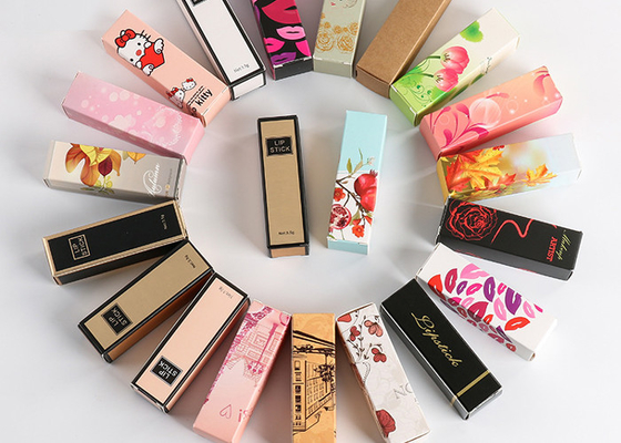 Goede prijs. Aangepaste luxe lippenstift papier doos kleine verpakkingsdozen met ontwerp afdrukken online