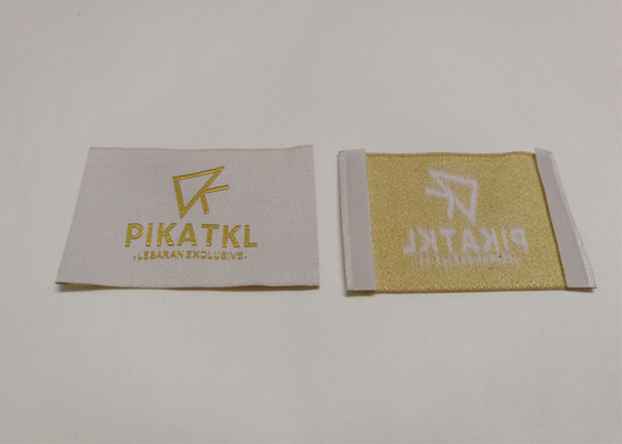 Goede prijs. Het gepersonaliseerde Naaiende Geweven Etiket etiketteert Materiaal van het Polyester/het Katoenen Garen voor Kleding online