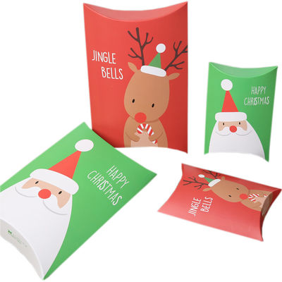 Bedrukte papieren kussensloop Gepersonaliseerde kleurrijke pakketten voor kerstcadeau