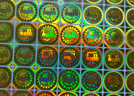 Goede prijs. Van het de Etiketten Zelfklevende Hologram van de veiligheids 3D Gouden Douane Gedrukte Sticker Kleur van de de Stickerverandering online