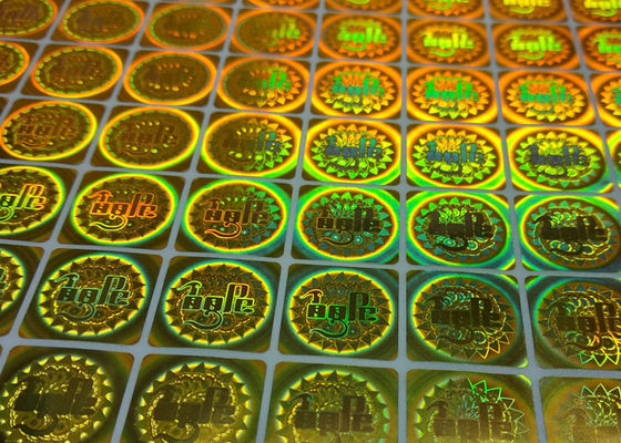 Goede prijs. Aangepaste 3D-hologramstickers voor beveiliging online, niet-herbruikbare laserhologramlabels met logo online