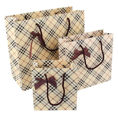 De douane drukte Biologisch afbreekbare Document Boodschappentassengroothandel met Bowknot